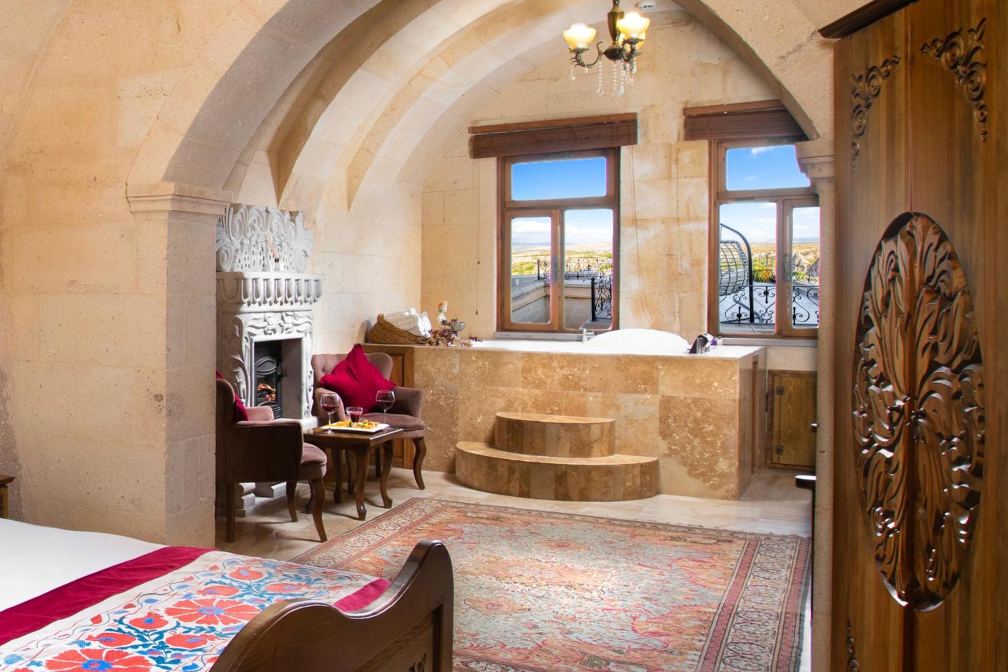 Simera In Cappadocia - Special Class - Best View Rooftop Uchisar Exterior foto