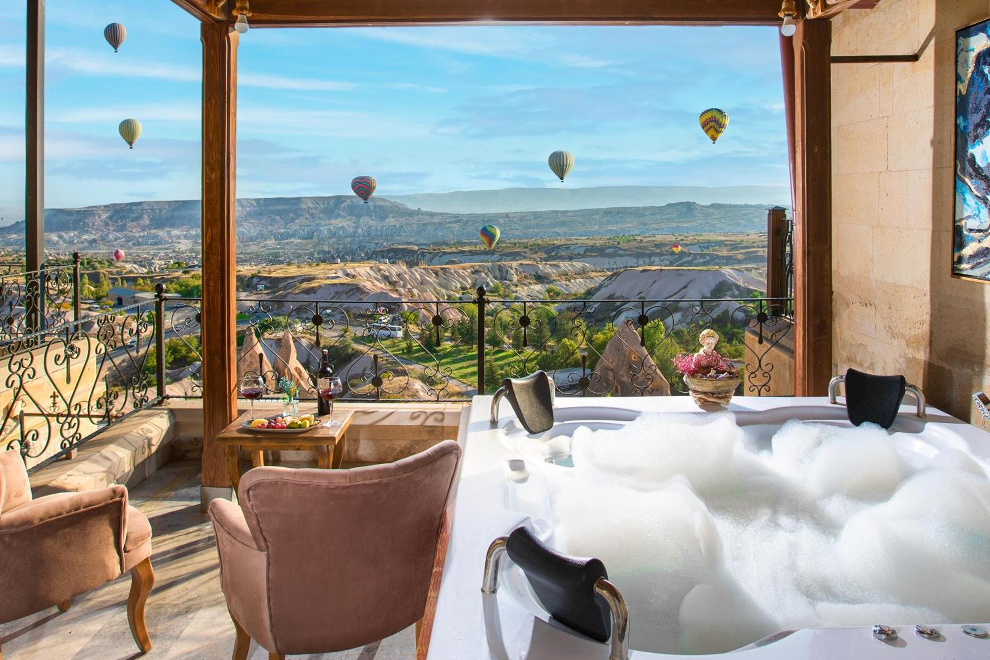 Simera In Cappadocia - Special Class - Best View Rooftop Uchisar Exterior foto